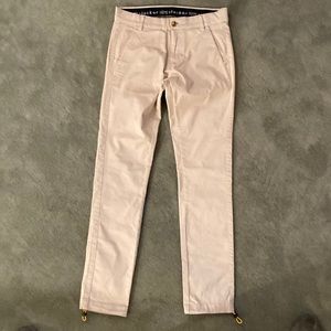 EUC Jeaniologic XS tan pants with adjustable ankles XS (28)